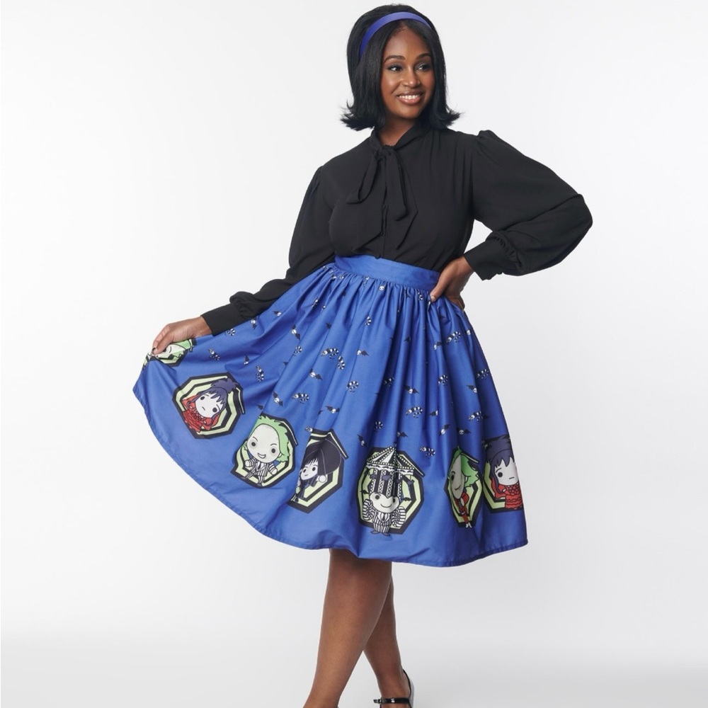 Unique Vintage Beetlejuice skirt size Large